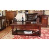 La Roque Mahogany Furniture Coffee Table With Drawers